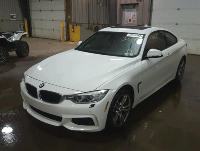 WBA3N9C50EK245156 - 2014 BMW 428 XI WHITE photo 2