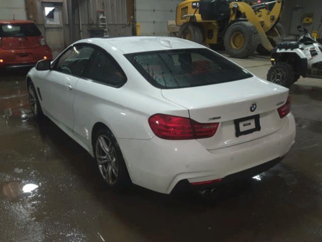 WBA3N9C50EK245156 - 2014 BMW 428 XI WHITE photo 3