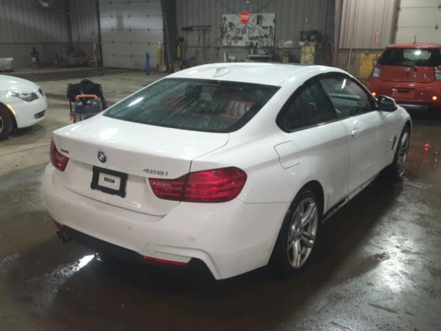 WBA3N9C50EK245156 - 2014 BMW 428 XI WHITE photo 4