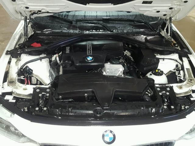 WBA3N9C50EK245156 - 2014 BMW 428 XI WHITE photo 7
