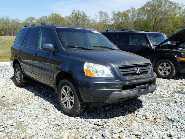 2HKYF18513H619608 - 2003 HONDA PILOT EXL CHARCOAL photo 1