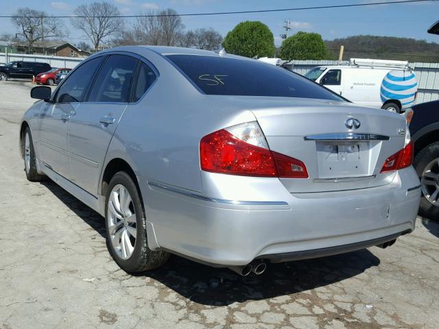 JN1CY0AP1AM911744 - 2010 INFINITI M35 BASE SILVER photo 3