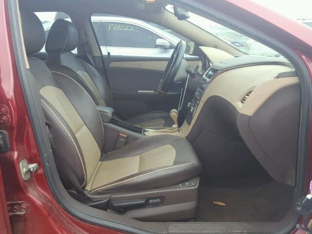 1G1ZE5E78AF235040 - 2010 CHEVROLET MALIBU LTZ 红色 照片 5