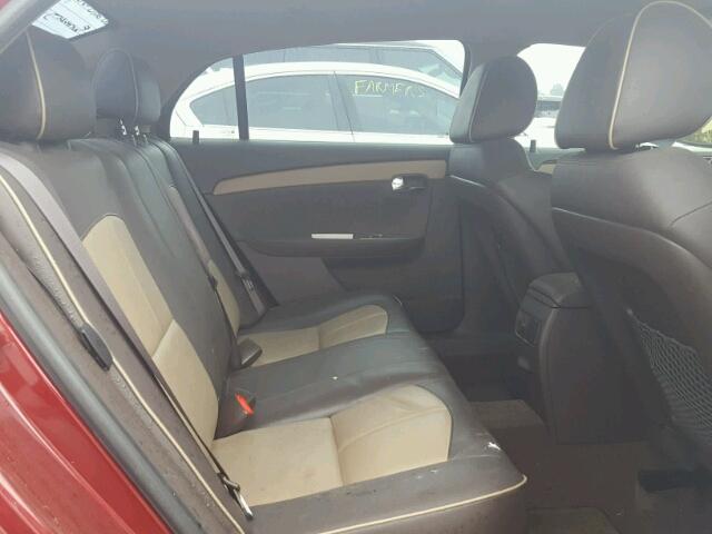 1G1ZE5E78AF235040 - 2010 CHEVROLET MALIBU LTZ 红色 照片 6