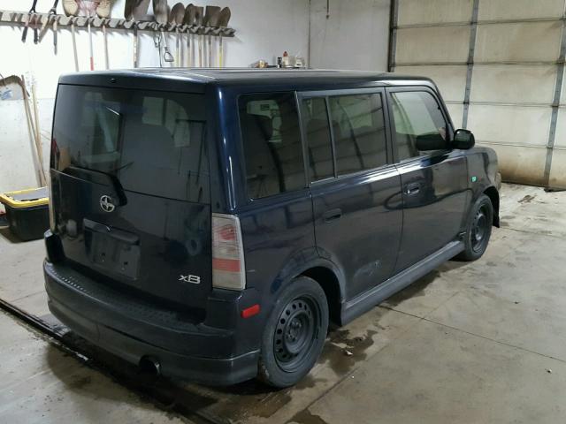 JTLKT334750193291 - 2005 TOYOTA SCION XB შავი ფოტო 4