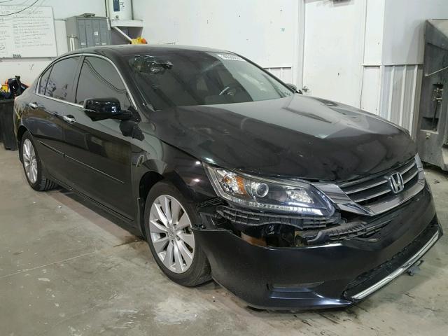 1HGCR2F84EA025384 - 2014 HONDA ACCORD EXL BLACK photo 1