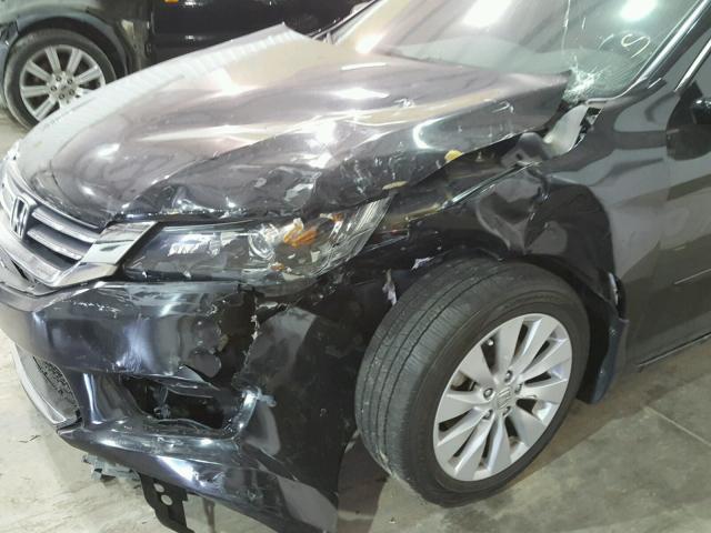 1HGCR2F84EA025384 - 2014 HONDA ACCORD EXL BLACK photo 9