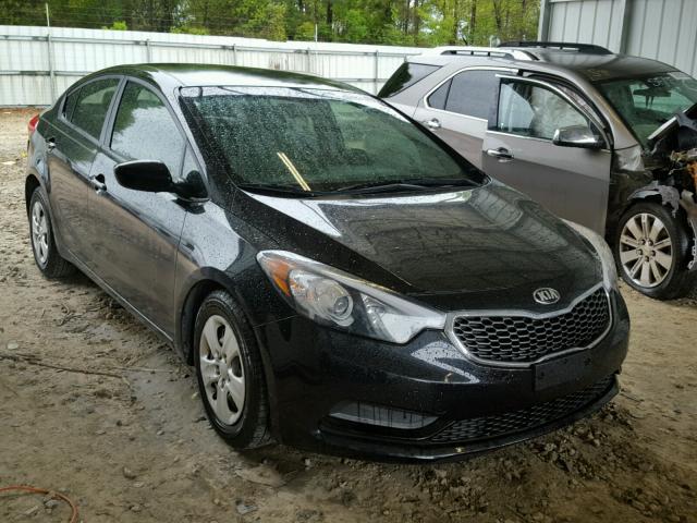 KNAFK4A69F5285711 - 2015 KIA FORTE LX BLACK photo 1