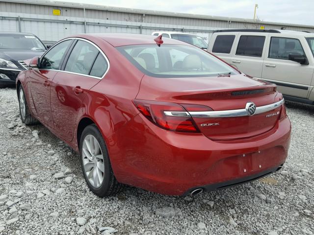 2G4GK5EX4E9228023 - 2014 BUICK REGAL RED photo 3
