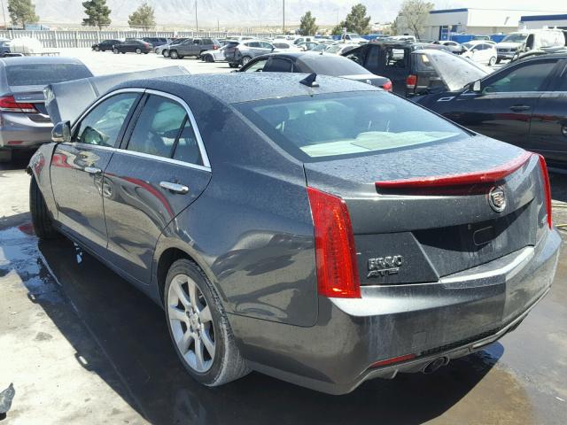 1G6AB5RX3E0145541 - 2014 CADILLAC ATS LUXURY GRAY photo 3