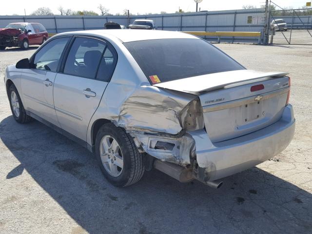 1G1ZT52835F226707 - 2005 CHEVROLET MALIBU LS ვერცხლისფერი ფოტო 3