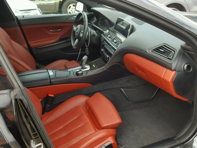 WBA6D0C53GD927824 - 2016 BMW 640 I BLACK photo 5