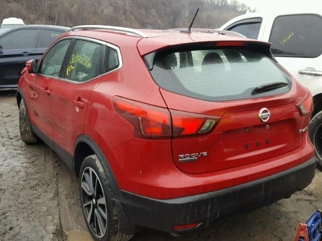 JN1BJ1CR9HW130943 - 2017 NISSAN ROGUE SPOR RED photo 3