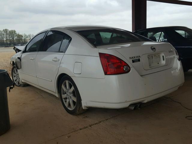 1N4BA41EX4C908375 - 2004 NISSAN MAXIMA SE WHITE photo 3