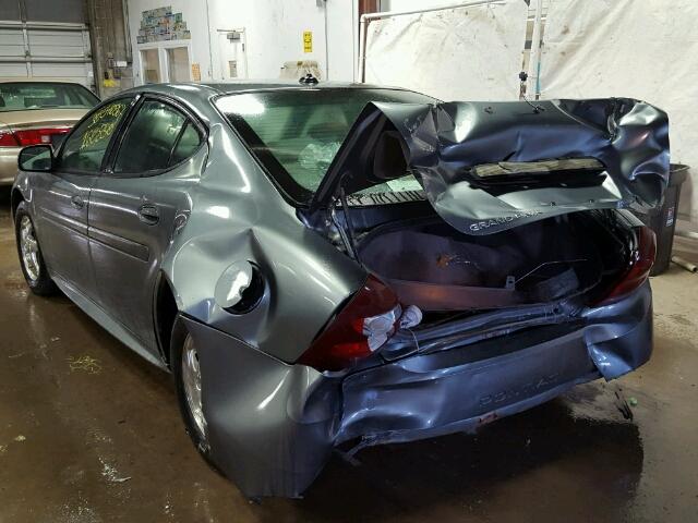 2G2WS522141237417 - 2004 PONTIAC GRAND PRIX GRAY photo 3