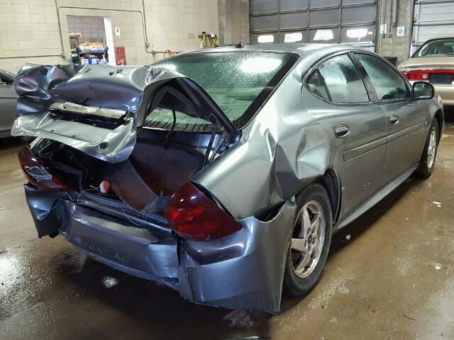 2G2WS522141237417 - 2004 PONTIAC GRAND PRIX GRAY photo 4