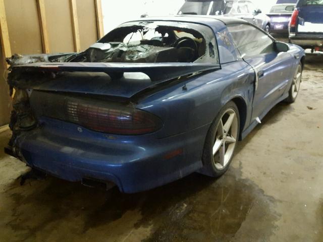 2G2FV22P5V2202411 - 1997 PONTIAC FIREBIRD F BLUE photo 4