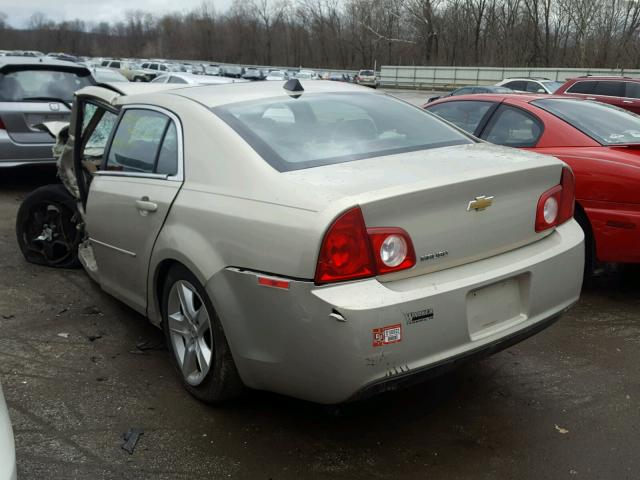 1G1ZB5E03CF207614 - 2012 CHEVROLET MALIBU LS 金色 照片 3
