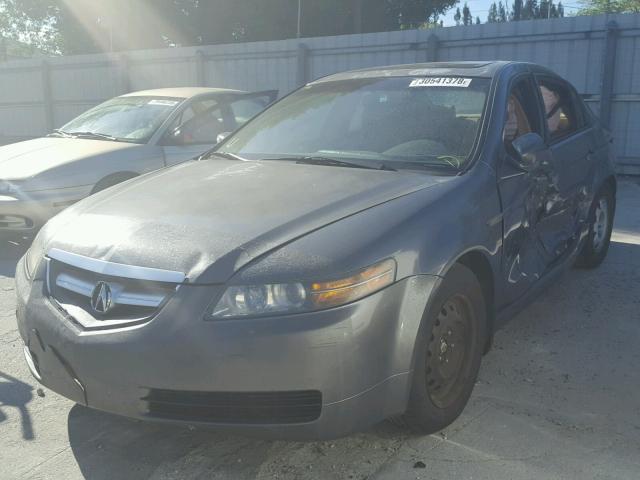 19UUA66274A066377 - 2004 ACURA TL GRAY photo 2