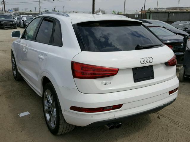 WA1BCCFS4HR009716 - 2017 AUDI Q3 PREMIUM WHITE photo 3