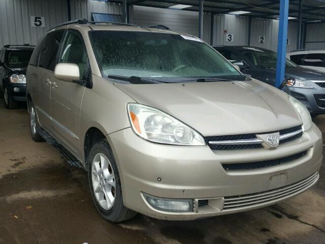 5TDBA22C44S014155 - 2004 TOYOTA SIENNA XLE GOLD photo 1