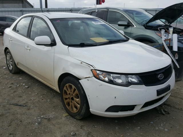 KNAFT4A22A5809218 - 2010 KIA FORTE LX WHITE photo 1