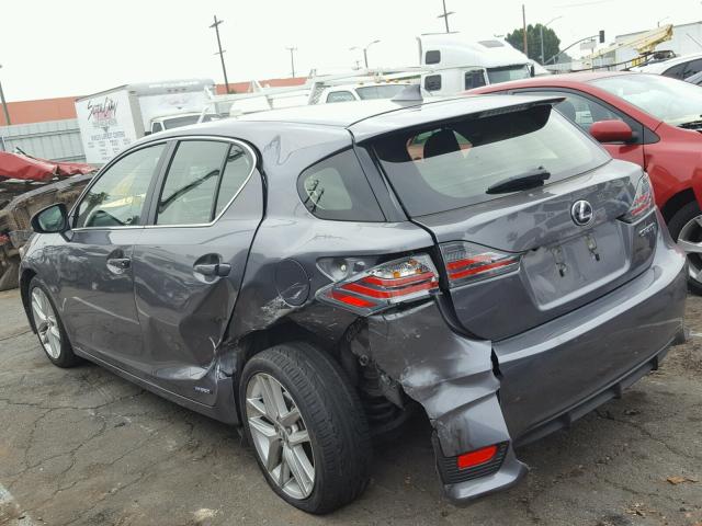 JTHKD5BH3F2217986 - 2015 LEXUS CT 200 GRAY photo 3