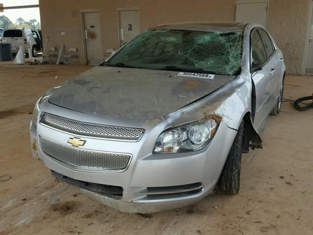 1G1ZC5EB8A4150950 - 2010 CHEVROLET MALIBU 1LT 银色 照片 2