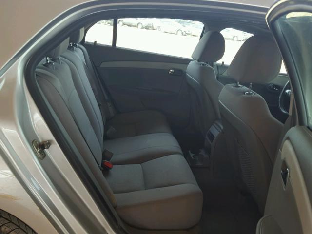 1G1ZC5EB8A4150950 - 2010 CHEVROLET MALIBU 1LT 银色 照片 6