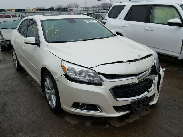 1G11G5SX2EF137526 - 2014 CHEVROLET MALIBU 3LT WHITE photo 1