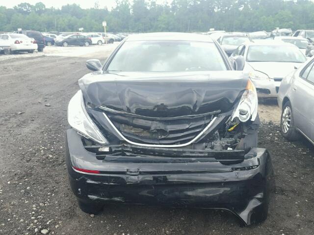 5NPEB4AC6DH695836 - 2013 HYUNDAI SONATA GLS BLACK photo 9