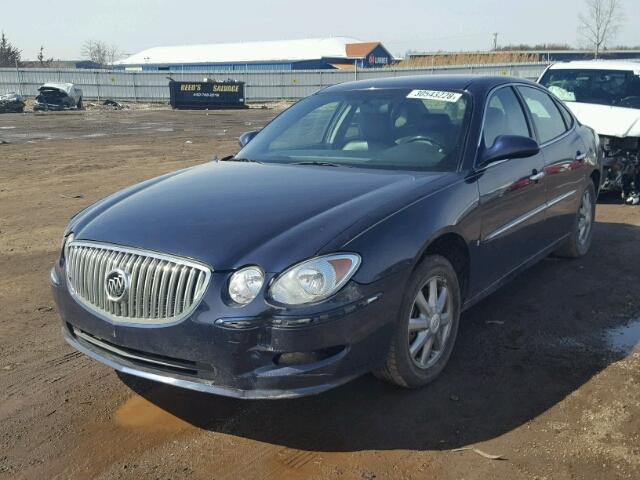 2G4WD582281148891 - 2008 BUICK LACROSSE C BLUE photo 2