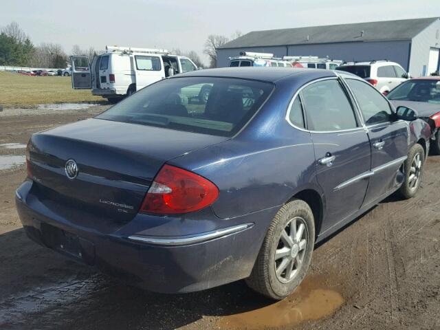 2G4WD582281148891 - 2008 BUICK LACROSSE C BLUE photo 4