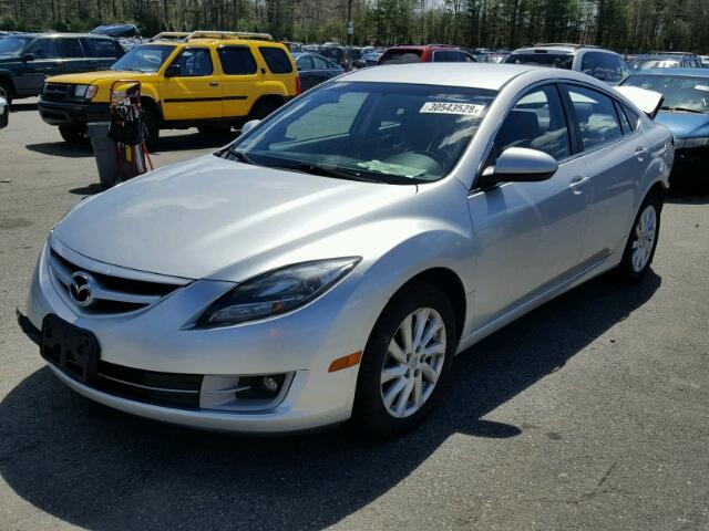 1YVHZ8DH8C5M42551 - 2012 MAZDA 6 I SILVER photo 2