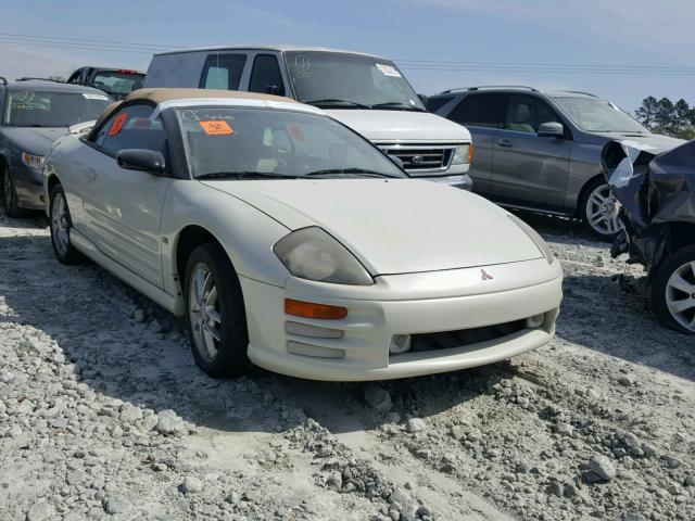 4A3AE55H21E005719 - 2001 MITSUBISHI ECLIPSE SP WHITE photo 1