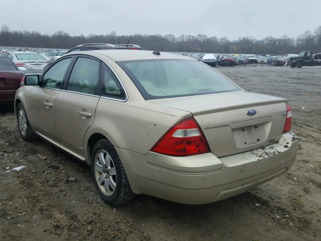 1FAHP24167G134757 - 2007 FORD FIVE HUNDR GOLD photo 3