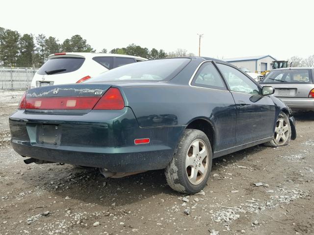 1HGCG2252WA016668 - 1998 HONDA ACCORD EX GREEN photo 4