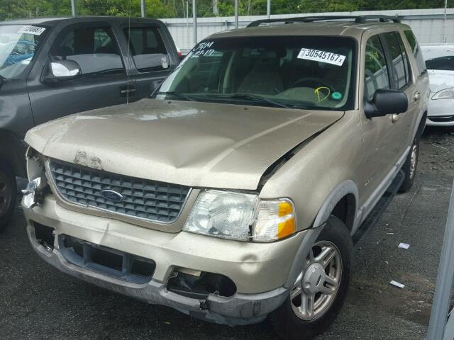 1FMZU63E32UA86059 - 2002 FORD EXPLORER X TAN photo 2