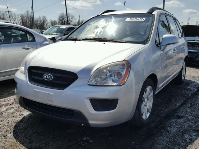 KNAFG526787138770 - 2008 KIA RONDO LX SILVER photo 2