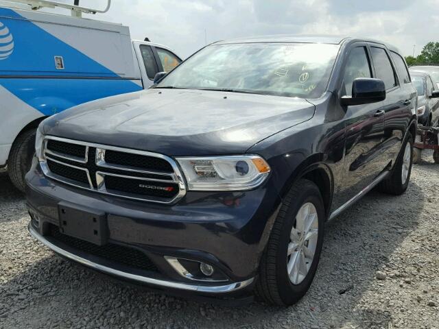 1C4RDHAGXFC907237 - 2015 DODGE DURANGO SX BLACK photo 2