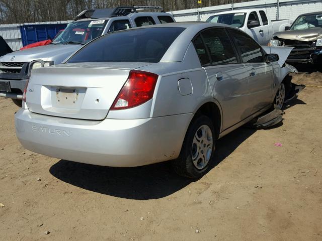 1G8AJ52F35Z147135 - 2005 SATURN ION LEVEL SILVER photo 4