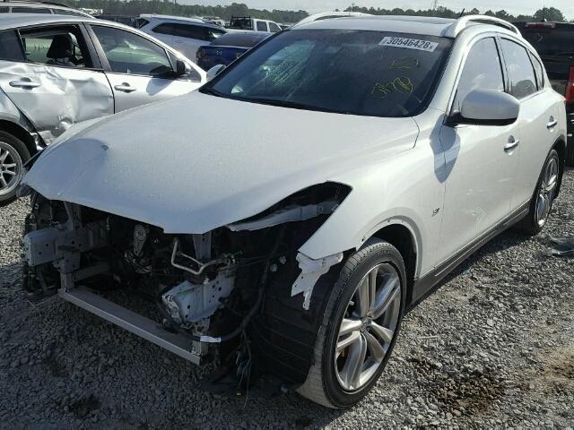 JN1BJ0HP6FM730894 - 2015 INFINITI QX50 WHITE photo 2