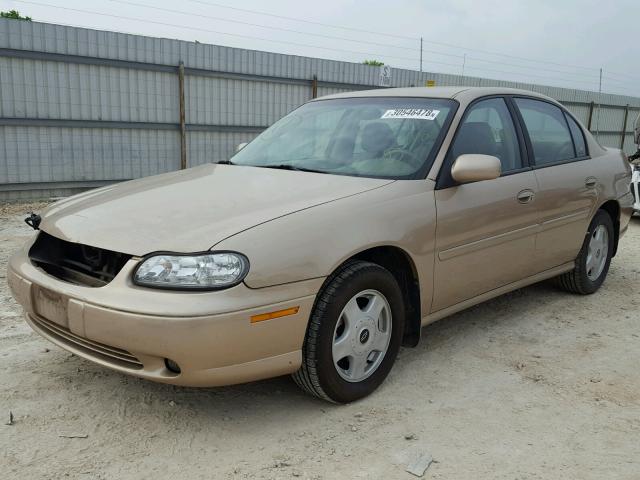 1G1NE52J016226346 - 2001 CHEVROLET MALIBU LS GOLD photo 2