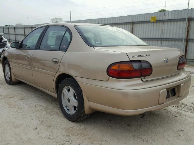 1G1NE52J016226346 - 2001 CHEVROLET MALIBU LS GOLD photo 3
