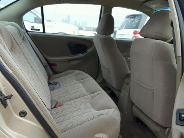 1G1NE52J016226346 - 2001 CHEVROLET MALIBU LS GOLD photo 6