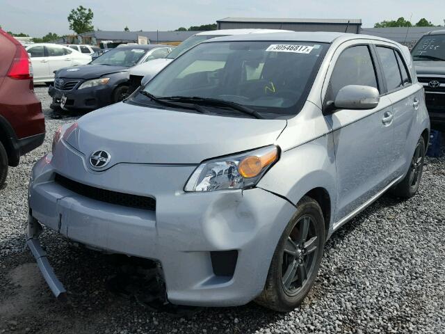 JTKKUPB46D1038945 - 2013 TOYOTA SCION XD GRAY photo 2