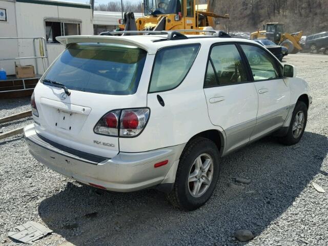 JTJHF10U120263866 - 2002 LEXUS RX 300 WHITE photo 4