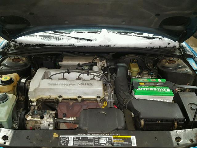 1G8ZH1279SZ257019 - 1995 SATURN SC2 TURQUOISE photo 7