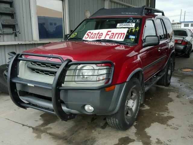 5N1ED28TX3C627887 - 2003 NISSAN XTERRA XE MAROON photo 2