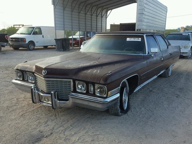 6B69R2Q183351 - 1972 CADILLAC FLEETWOOD BROWN photo 2